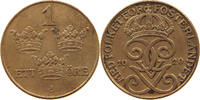 SWEDEN 1 &Ouml;RE 1920 GUSTAV V. (1907-1950) SS 54.57 元  ＋  77.88 元 运费