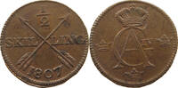 SWEDEN 1/2 SKILLING 1807 GUSTAV IV. ADOLF (1792-1809) VZ 1,169.37 元  ＋  77.88 元 运费