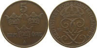 SWEDEN 5 &Ouml;RE 1915 GUSTAV V. (1907-1950) SS 62.37 元  ＋  77.88 元 运费