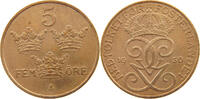 SWEDEN 5 &Ouml;RE 1950 GUSTAV V. (1907-1950) VZ 62.37 元  ＋  77.88 元 运费