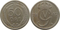 SWEDEN 50 &Ouml;RE 1947 GUSTAV V. (1907-1950) SS 46.77 元  ＋  77.88 元 运费