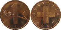 SCHWEIZ 1 RAPPEN 1997 PROOF 62.37 元  ＋  77.88 元 运费