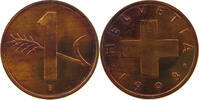 SCHWEIZ 1 RAPPEN 1998 PROOF 62.37 元  ＋  77.88 元 运费