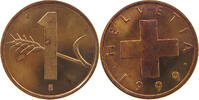 SCHWEIZ 1 RAPPEN 1999 PROOF 62.37 元  ＋  77.88 元 运费