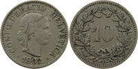 SCHWEIZ 10 RAPPEN 1902 SS 62.37 元  ＋  77.88 元 运费