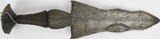 Kongo 18-19. Jh. Schwertmesser mit Holzgriff VF Ausbrüche am Knauf, kl. Schrammen in der Klinge
