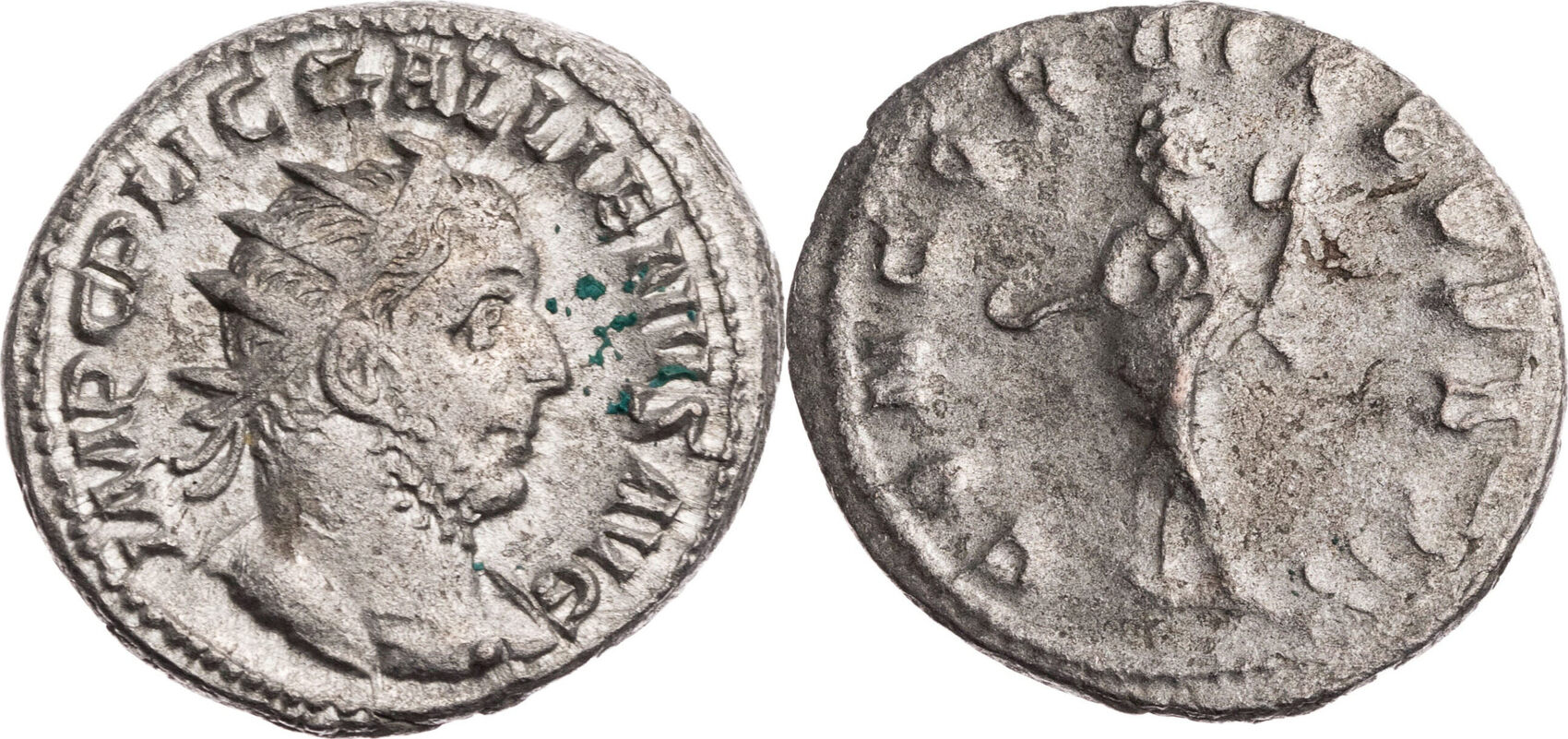 Römische Kaiserzeit Antoninian 253/254 n. Chr. Gallienus, Büste ...
