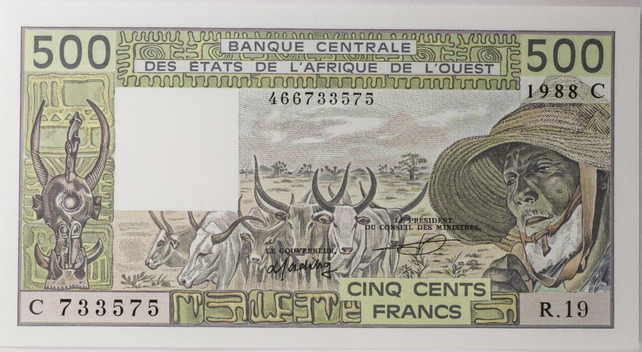 Burkina Faso 500 Francs Banknote GEM UNC