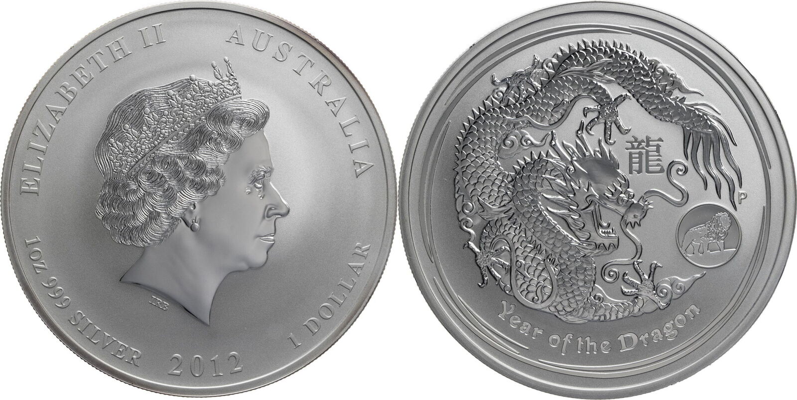 Australien 1 Dollar 2012 P Elizabeth II - Lunar Year Series II