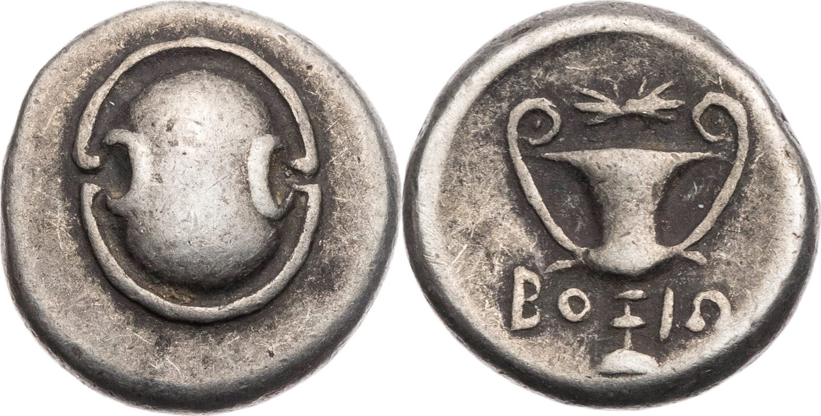 Boiotien Hemidrachme/Triobol 275250 v. Chr. Boiotische Liga