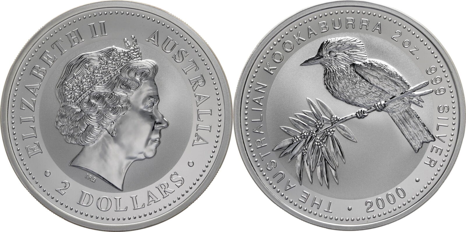 Australien 2 Dollars 2000 Elizabeth II Australian Kookaburra Bullion Coin Series Proof