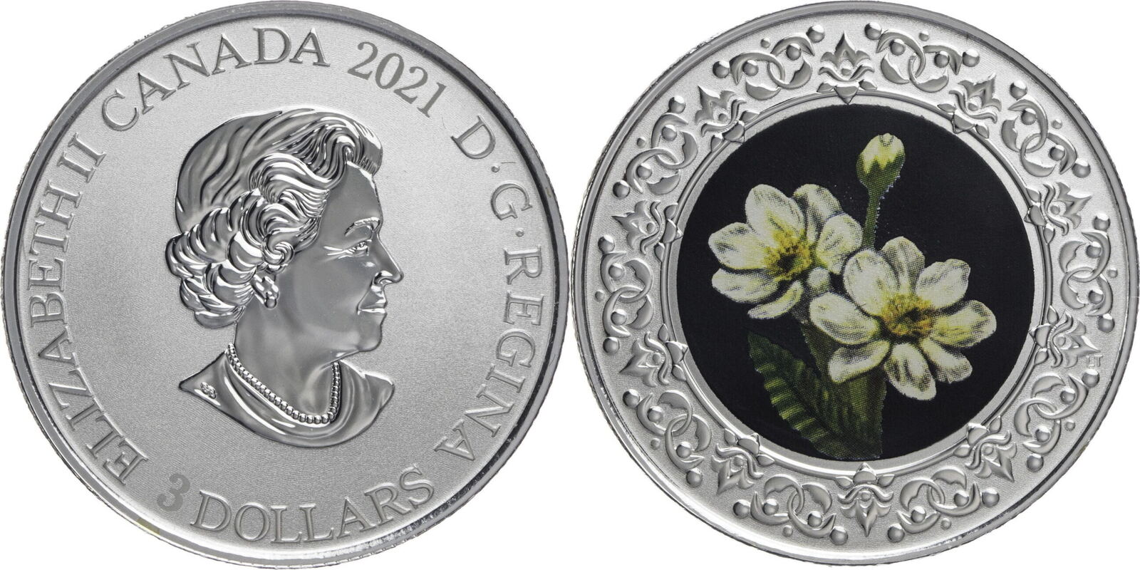 Kanada 3 Dollars 2021 Floral Emblems of Canada - Northwest Territories ...