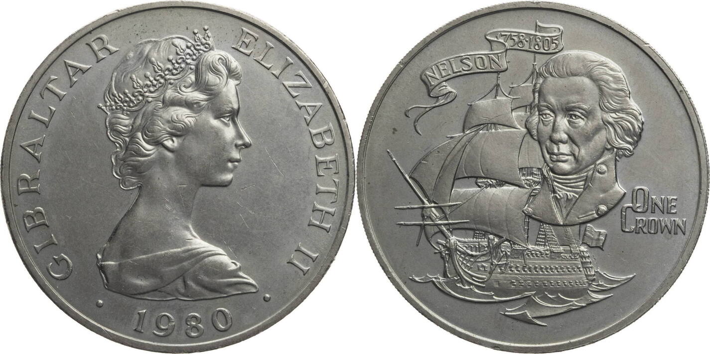 Gibraltar 1 Crown 1980 Elisabeth II. (1952-2022) - Lord Horatio