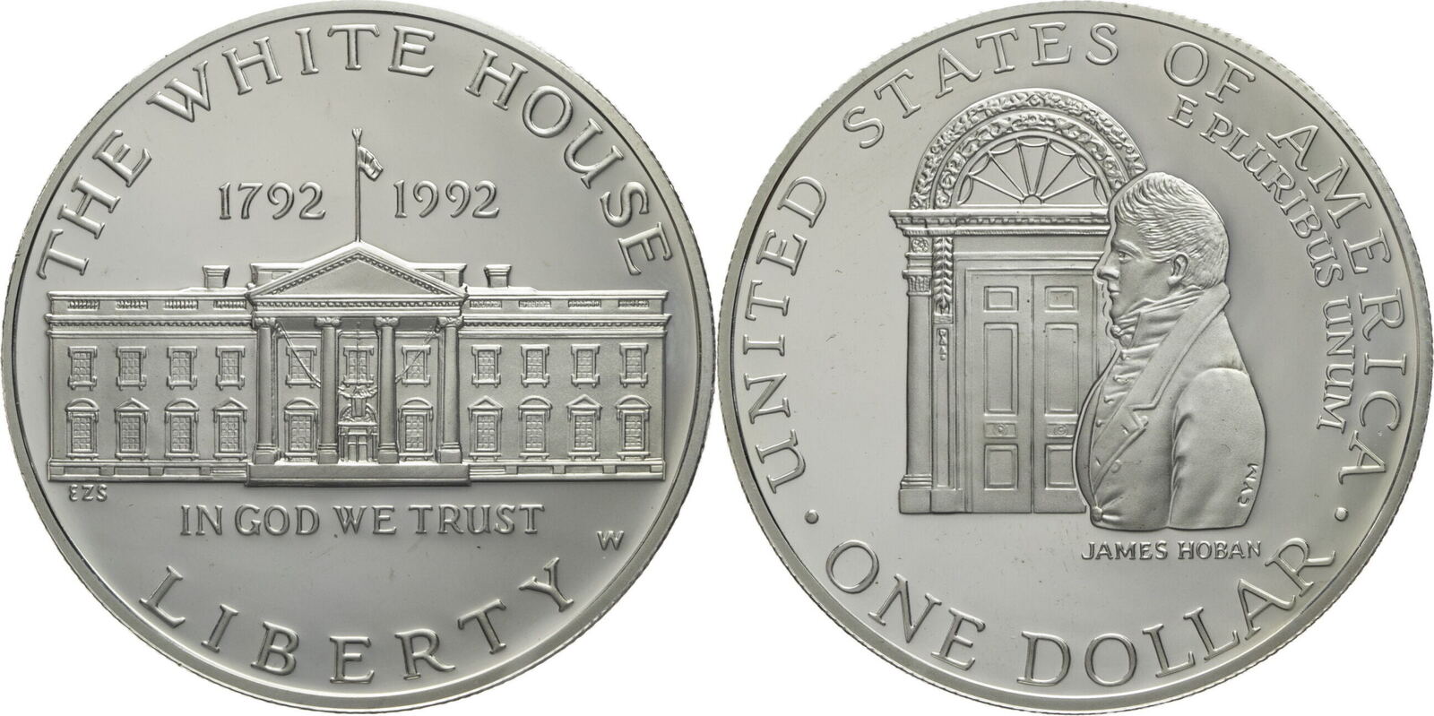 USA 1 Dollar 1992 D 200th Anniversary of the White House Proof