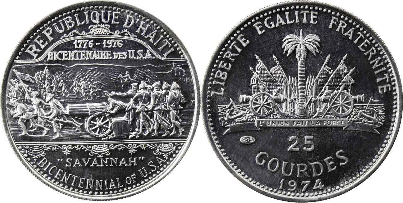 Haiti 25 Gourdes 1974 UNC | MA-Shops