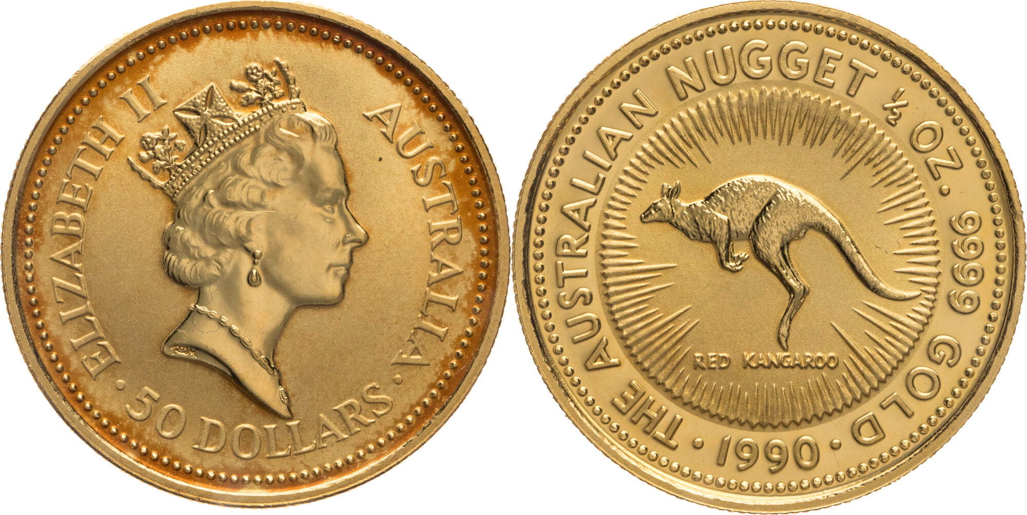 Australien 50 Dollars 1990 Elizabeth II (1952-2022) - 3rd Portrait ...