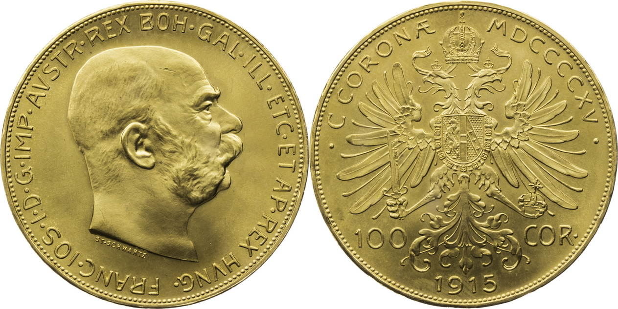 Österreich 1915 (NP) 100 Corona - Franz Joseph I UNC | MA-Shops