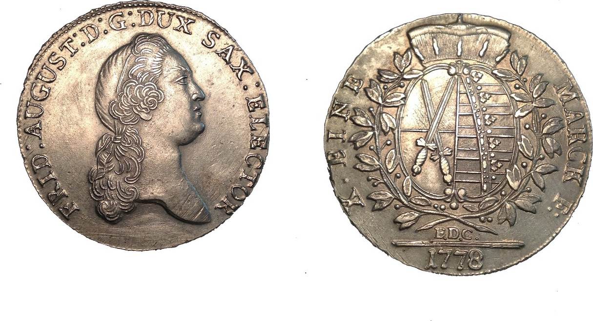 Konventionstaler 1778 Kurfürst Friedrich August III., König Von Sachsen ...