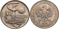 Polen, Volksrepublik 10 Zloty 700th Anniversary of Warsaw - Pattern/Essai -