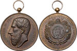 Medaille 1892 Belgien 50 Jahre Landwirtschaftsmesse in Luxemburg ss-vz