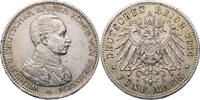 Kaiserreich, Preussen 5 Mark Wilhelm II. (1888-1918) - zum 25. Regierungsjubiläum -