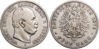 Kaiserreich, Preussen 5 Mark Wilhelm I. (1861-1888) – Kursmünze (1874-1876) -