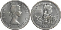Kanada Dollar 100 Jahre British Columbia 1858-1958 -