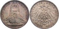 Kaiserreich, Sachsen 3 Mark Völkerschlachtdenkmal -