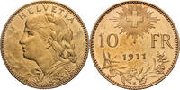 Schweiz 10 Franken Vreneli - Kursmünze (1911-1922) -