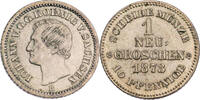 Sachsen, Albertinische Linie 1 Neu-Groschen Johann I. (1854-1873) - Kursmünze (1867-1873) -