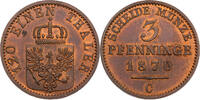 Preussen, Königreich 3 Pfennige Wilhelm I. (1866-1888) - Kursmünze (1861-1873) -