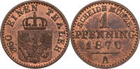 Preussen, Königreich 1 Pfennig Wilhelm I. (1861-1888) - Kursmünze (1861-1873) -