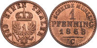 Preussen, Königreich 1 Pfennig Wilhelm I. (1861-1888) - Kursmünze (1861-1873) -