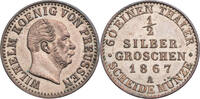 Preussen, Königreich 1/2 Silbergroschen Wilhelm I. (1861-1888) - Kursmünze (1861-1873) -