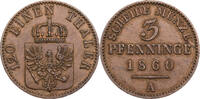 Preussen, Königreich 3 Pfennige Friedrich Wilhelm IV. (1840-1861) - Kursmünze (1846-1860) -