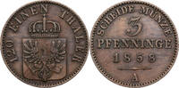 Preussen, Königreich 3 Pfennige Friedrich Wilhelm IV. (1840-1861) - Kursmünze (1846-1860) -
