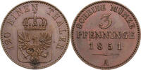 Preussen, Königreich 3 Pfennige Friedrich Wilhelm IV. (1840-1861) - Kursmünze (1846-1860) -