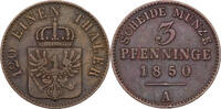 Preussen, Königreich 3 Pfennige Friedrich Wilhelm IV. (1840-1861) - Kursmünze (1846-1860) -