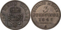 Preussen, Königreich 3 Pfennige Friedrich Wilhelm IV. (1840-1861) - Kursmünze (1846-1860) -