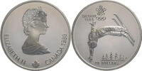 20 Dollars 1986 Kanada Olympische Winterspiele Calgary - Trick Ski PP (gekapselt)