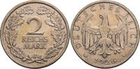 Weimarer Republik 2 Reichsmark Kursmünze -