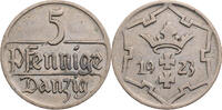 Danzig 5 Pfennige Kursmünze (1923-1928) -