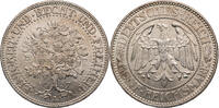 5 Reichsmark 1927 A Weimarer Republik Eichbaum vz, Kratzer