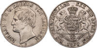 Sachsen, Albertinische Linie Vereinstaler Johann (1854-1873) -