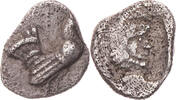  Obol 480-450 v. Chr. Thrakien Dikaia, Hahn / Kopf des Herakles, RR! ss/... 110,00 EUR  +  7,00 EUR shipping