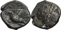   3.Jhd.v.Chr.  Sizilien Syrakusa / Hiketas ss / dezentrierte Vs.  40,00 EUR + 10,00 EUR kargo