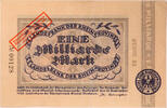Rheinprovinz 1 Milliarde Mark Serienbanknote -
