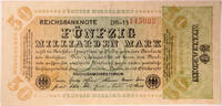 Berlin 5 Milliarden Mark Serienbanknote -