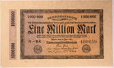 Berlin 1 Million Mark Serienbanknote -