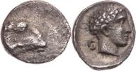 Hemiobol 4. Jh.  v. Chr.  Karien Kasolaba, Widderkopf / Jünglingskopf in ... 160,00 EUR + 7,00 EUR kargo